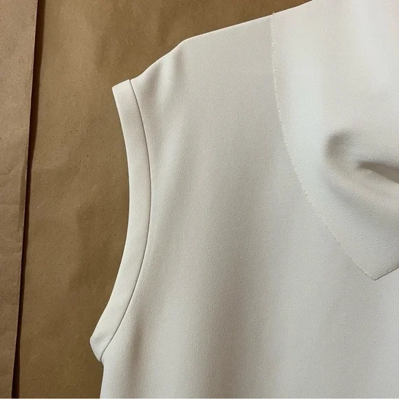 IRO Astrid High Neck Handkerchief Neck Boxy Blouse Oversized Popover Top Size 6 - Picture 7 of 13